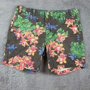 Polo Ralph Lauren Hawaiian Floral Print Shorts RL Naval Tailors Cotton Men's 34